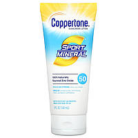 Coppertone, Sport Mineral, солнцезащитный лосьон, SPF 50, 5 жидких унций (148 мл) Днепр