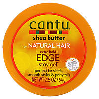 Cantu, Масло ши для натуральных волос, гель Extra Hold Edge Stay, 2,25 унции (64 г) Днепр