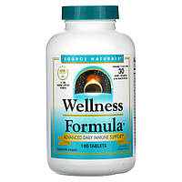 Source Naturals, Wellness Formula, ежедневная иммунная поддержка, 180 таблеток Днепр