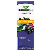 Nature's Way, Sambucus, стандартизированный экстракт бузины, без сахара, 8 жидких унций (240 мл) Днепр