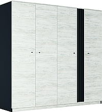 Шафа 4Д з ДСП у вітальню, спальню Тео Світ Меблів