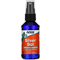 NOW Foods, Silver Sol, серебряная вода, 118 мл (4 жидк. унции) Днепр