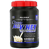 ALLMAX Nutrition, AllWhey Classic, 100% сывороточный протеин, французская ваниль, 2 фунта (907 г) Днепр