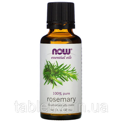 NOW Foods, эфирные масла, розмарин, 30 мл (1 жидк. унция) Днепр (ID ...