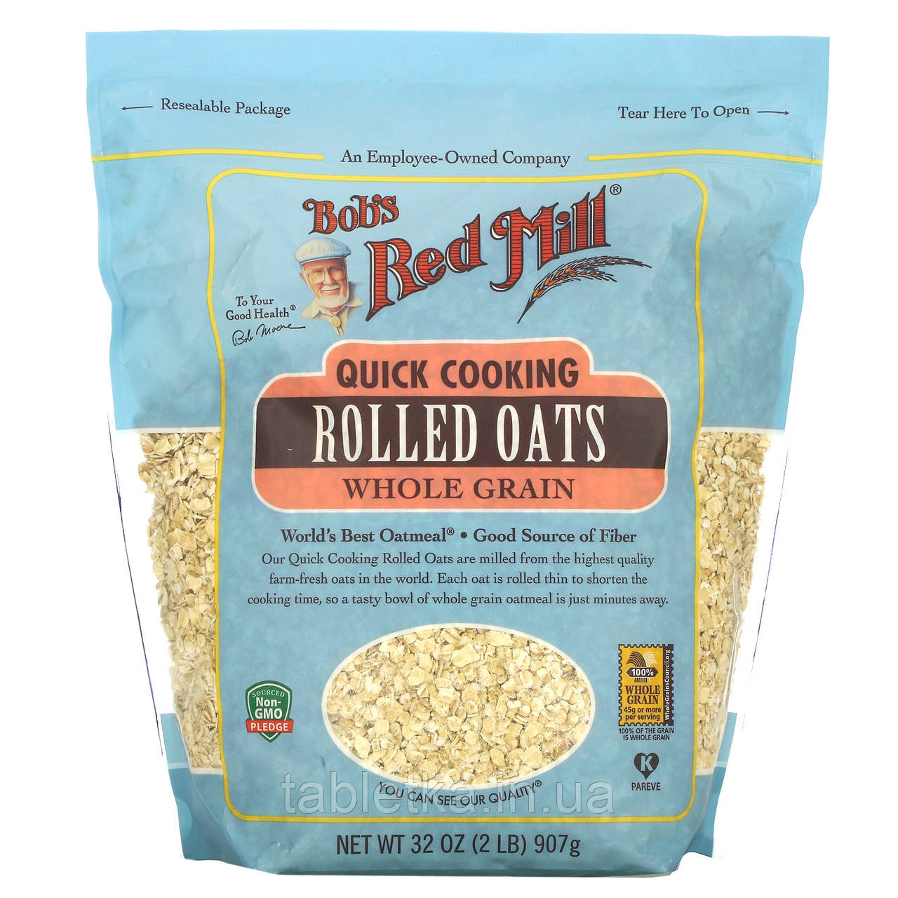 Bob's Red Mill, Quick Cooking Rolled Oats, 32 oz ( 907 g) Днепр - фото 1 - id-p1977423650