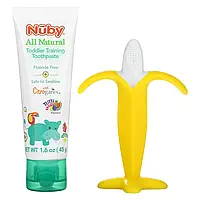 Dr. Talbot's, Зубная паста для малышей с банановой зубной щеткой, от 6 месяцев, Tutti Frutti, набор из 2 Днепр