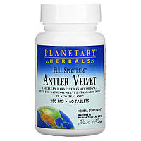 Planetary Herbals, Full Spectrum, панты оленя, 250 мг, 60 таблеток Днепр