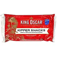 King Oscar, Kipper Snacks, подкопченное филе сельди, 100 г (3,54 унции) Днепр