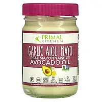 Primal Kitchen, Garlic Aioli Mayo, Real Mayonnaise with Avocado Oil, 12 fl oz (355 ml) Днепр