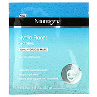 Neutrogena, Hydro Boost, увлажняющая косметическая маска, 1 маска для одноразового использования, 30 г (1,0