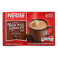 Nestle Hot Cocoa Mix, Суміш зі смаком насиченого молочного шоколаду, 6 пакетиків вагою 20,2 г (0,71 унції)