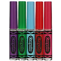 Lip Smacker, Crayola, Liquid Lip Gloss, Best Flavor Forever, 5 Pack, 0.09 fl oz (2.8 ml) Each Днепр