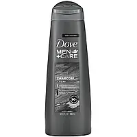 Dove, Men+Care, Shampoo, Purifying, Charcoal + Clay, 12 fl oz (355 ml) Днепр