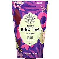 Harney & Sons, Fresh Brew Iced Tea, Indigo Punch Herbal Infusion, 7.5 oz (212 g) Днепр