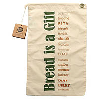 ECOBAGS, Сертифицированный пакет для хлеба из органического хлопка, 1 пакет Днепр