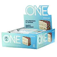 One Brands, ONE, протеиновые батончики, вкус «Именинный пирог», 12 шт. по 60 г (2,12 унции) Днепр