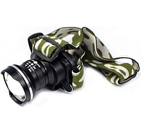 Налобный Фонарик Bailong BL-6807 Q5 Cree встроеный аккумулятор