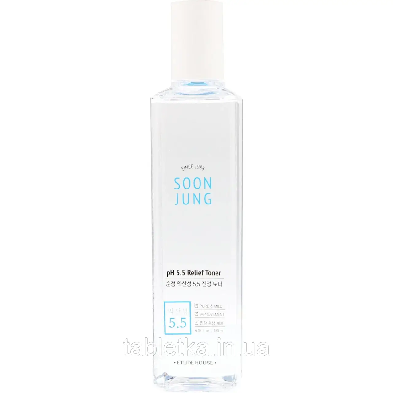 Etude, Soon Jung, заспокійливий тонер з pH 5,5, 6,08 ж. унц. (180 мл) (Discontinued Item)