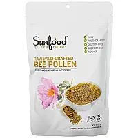 Sunfood, сырая пчелиная пыльца, собранная с дикорастущих растений, 227 г (8 унций) Днепр