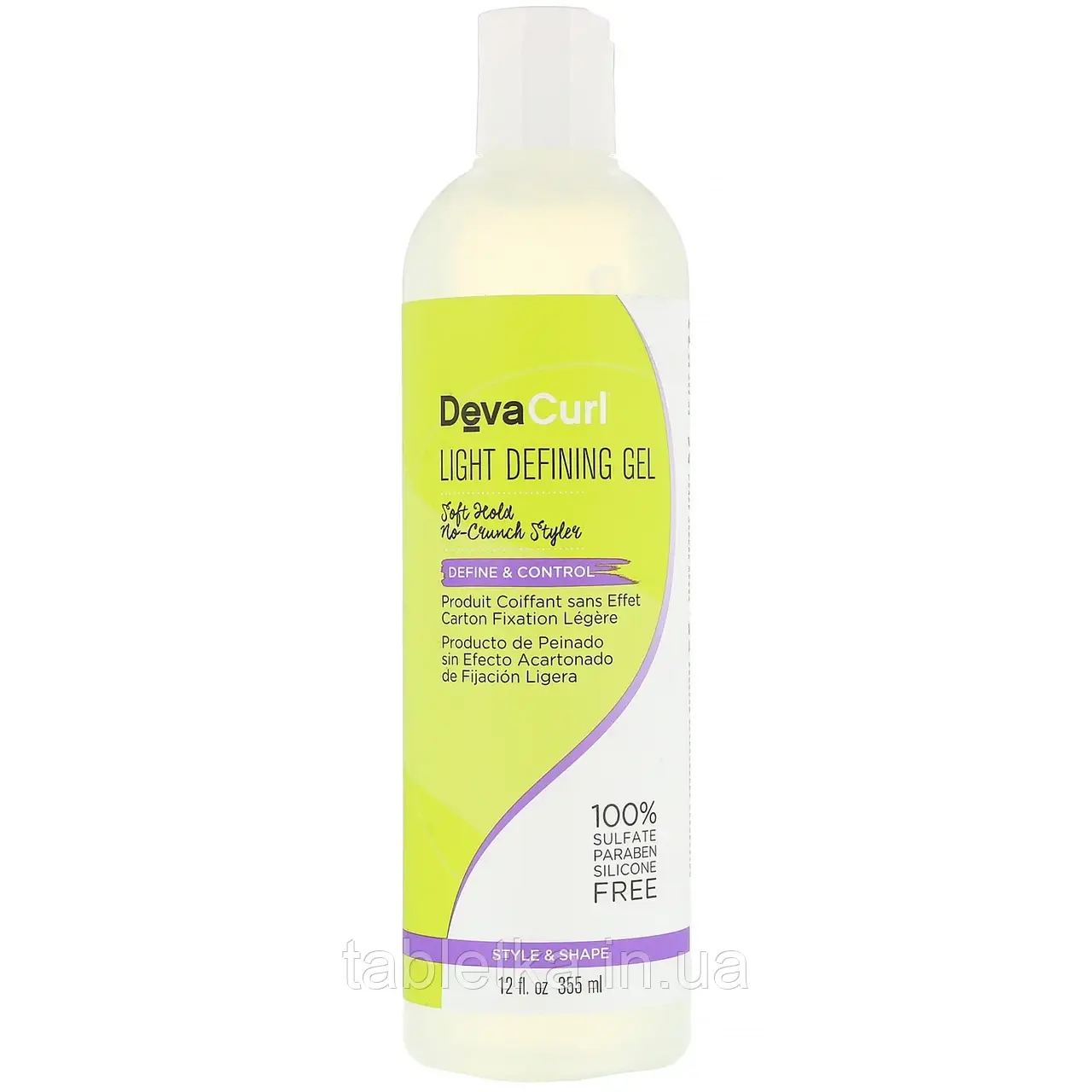 DevaCurl, Light Defining Gel, гель для укладання з м'якою фіксацією, Форма та Контроль, 355 мл