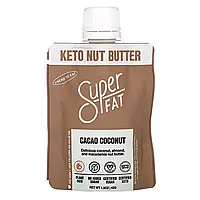 SuperFat, ореховое масло для кетодиеты, какао и кокос, 42 г (1,5 унции) Днепр