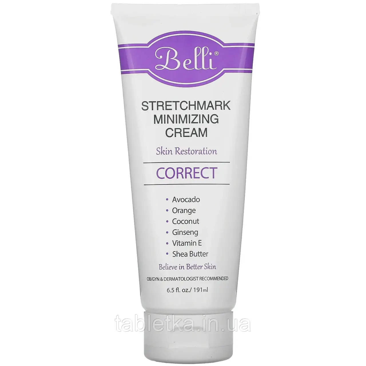 Belli Skincare, Крем проти розтяжок, 191 мл (6,5 рідкого. Унції)
