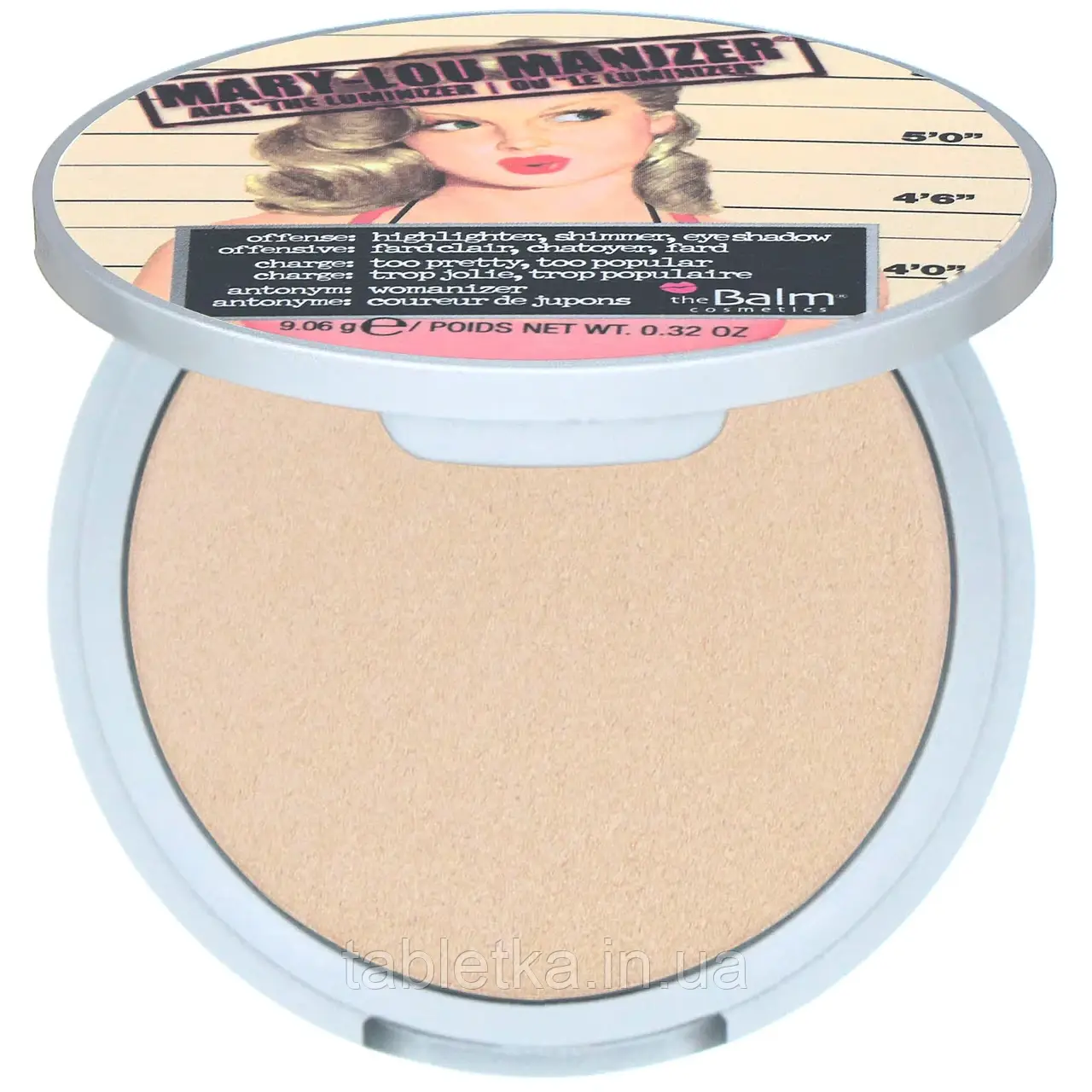 TheBalm Cosmetics, Mary-Lou Manizer, хайлайтер и тени, 9,06 г Днепр - фото 1 - id-p1977488669