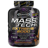 Muscletech, Mass Tech Extreme 2000, тройной шоколадный брауни, 7 фунтов (3,18 кг) Днепр