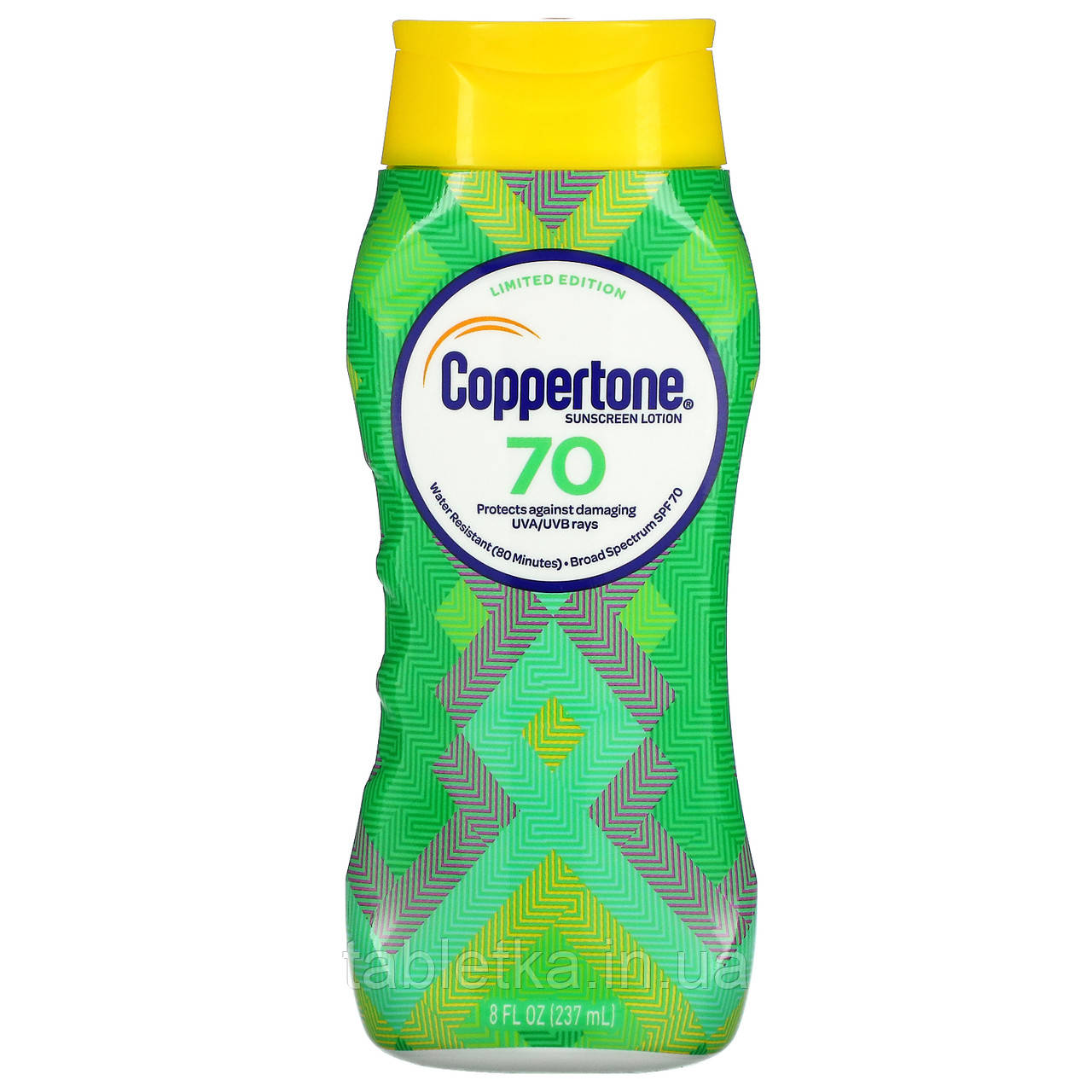 Coppertone, Сонцезахисний лосьйон, обмежена серія, SPF 70, 237 мл (8 рідк. Унций)