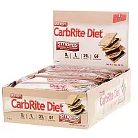 Universal Nutrition, Doctor's CarbRite Diet Bars, Smores, 12 Bars, 2.00 oz (56.7 g) Each (Discontinued Item)