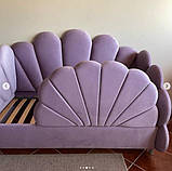 Ліжко диван дитяче м'яке Мушля, фото 3