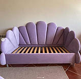 Ліжко диван дитяче м'яке Мушля, фото 5