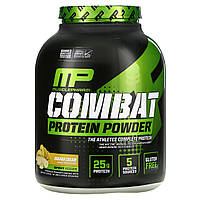 MusclePharm, Combat Protein Powder, протеїновий порошок, зі смаком бананового крему, 1814 г (4 фунта) Днепр