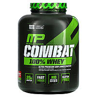 MusclePharm, Combat 100% сироватковий протеїн, полуниця, 80 унції (2269 г) Дніпро