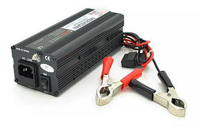 Зарядний пристрій акумулятора 24V, 6A, Mervesan, затискачі