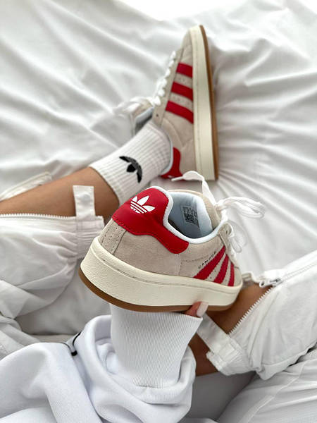 Adidas campus red outfit 2025