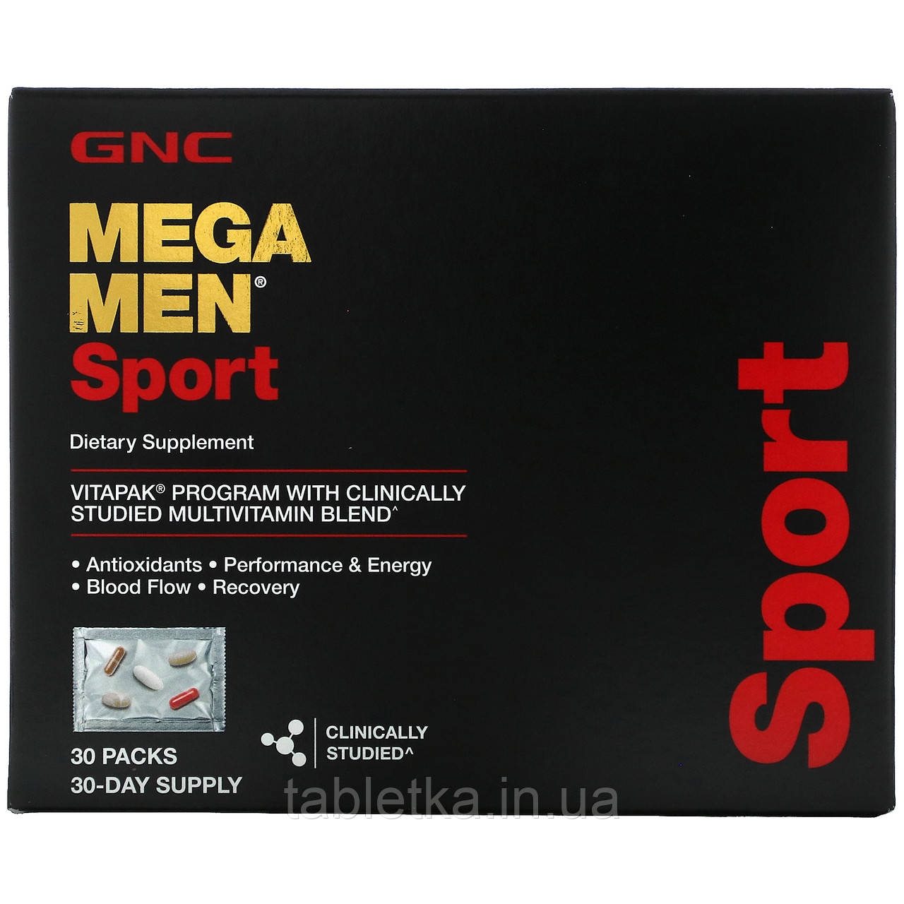 GNC, Sport, Vitapak Multivitamin Blend, 30 Packs