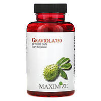 Maximum International, Graviola 750, 100 вегетарианских капсул Днепр