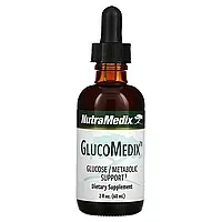 NutraMedix, GlucoMedix, поддержка глюкозы и метаболизма, 60 мл (2 унции) Днепр