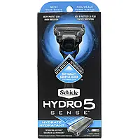 Schick, Hydro 5 Sense Hydrate, бритва, 1 бритва, 2 кассеты Днепр