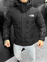 Стильная мужская куртка The North Face черная осень/зима,мужская черная куртка TNF на осень/зиму теплая куртка
