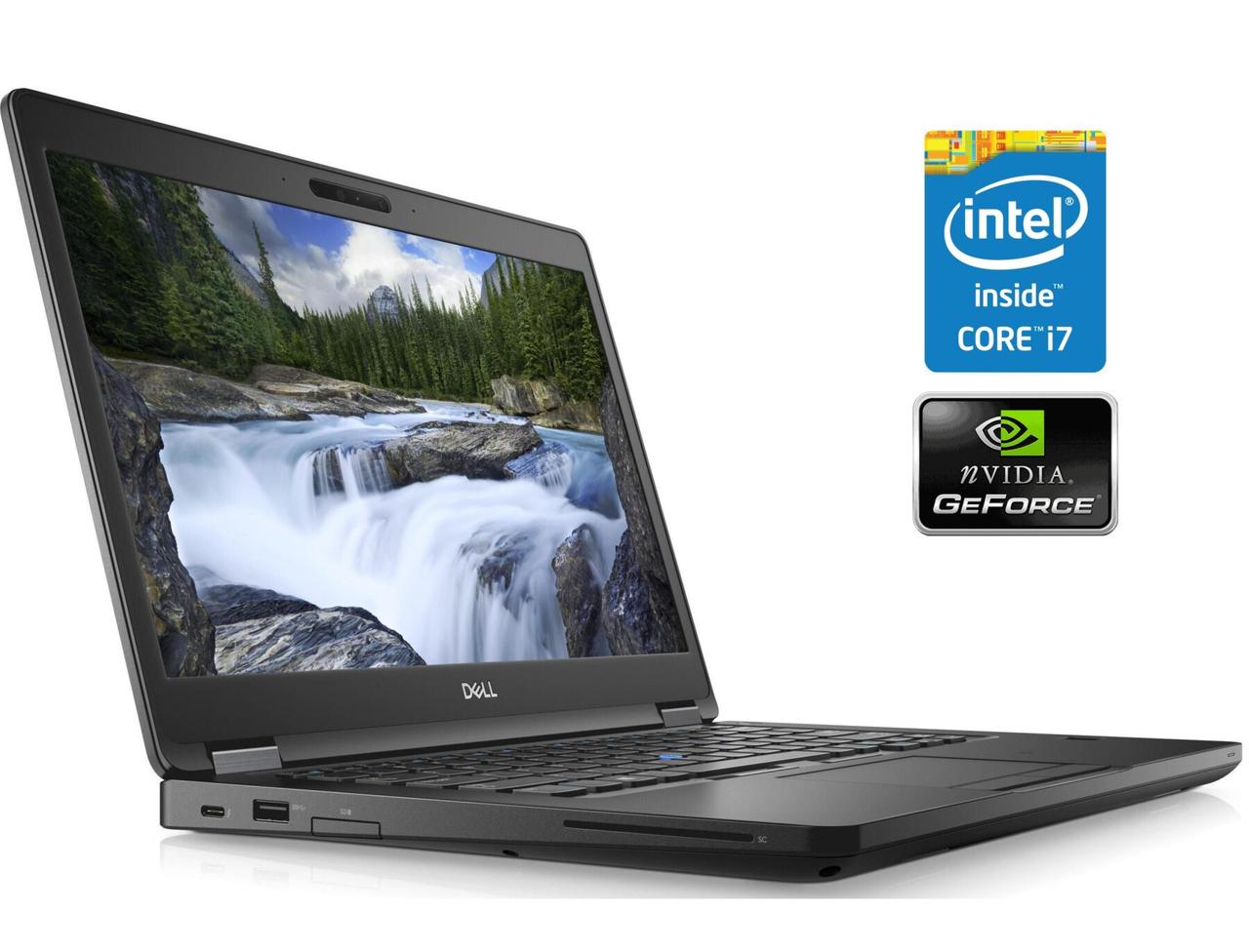 Ноутбук Dell Latitude 5490/ 14" (1920x1080)/ Core i7-8650U/ 16 GB RAM/ 256 GB SSD/ GeForce MX130 2GB