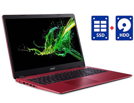 Ноутбук Acer Aspire 3 A315-54K/ 15.6" (1366x768)/ Core i3-7020U/ 8 GB RAM/ 128 GB SSD + 1000 HDD/ HD 620, фото 1