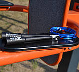 Скакалка швидкісна Power System PS-4033 Crossfit Jump Rope Blue (2,8m.), фото 5