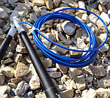 Скакалка швидкісна Power System PS-4033 Crossfit Jump Rope Blue (2,8m.), фото 7