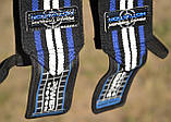 Кистьові бинти Power System PS-3500 Wrist Wraps  Blue/Black, фото 10