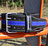 Пояс для пауерліфтингу Power System PS-3800  PowerLifting шкіряний Black/Blue Line M, фото 8