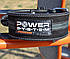 Пояс для пауерліфтингу Power System PS-3800  PowerLifting шкіряний Black/Grey Line XL, фото 7