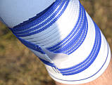Наколінник Power System PS-6008 Knee Support Pro Blue/White (1шт.) S/M, фото 9