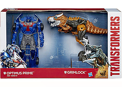 Іграшки трансфомери 2в1 Hasbro Грімлок і Оптимус Прайм, 22 см — Grimlock&Optimus Prime